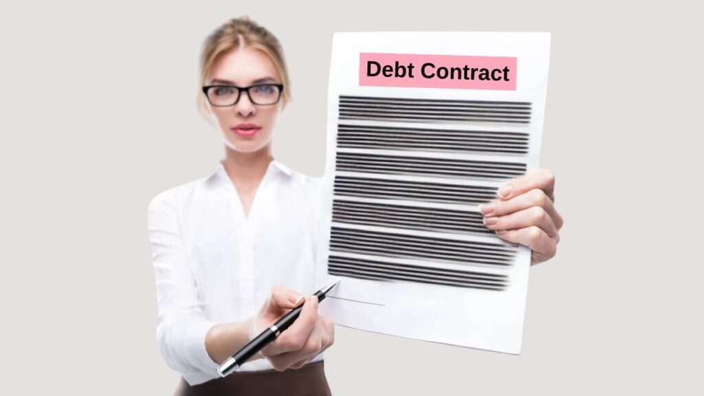findom debt contract template